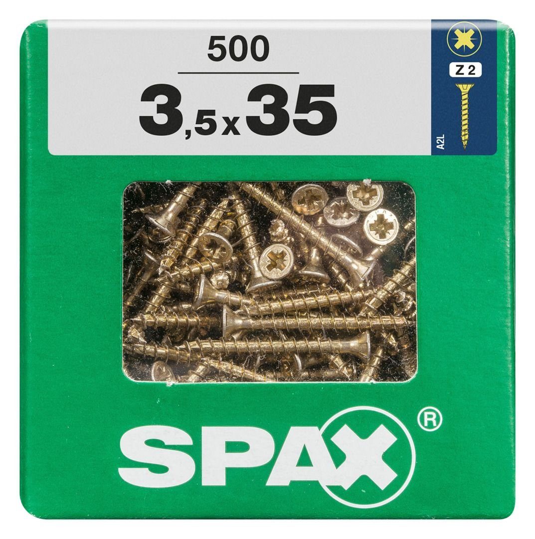 SPAX Holzbauschraube Spax Universalschrauben 3.5 x 35 mm PZ 2 - 500