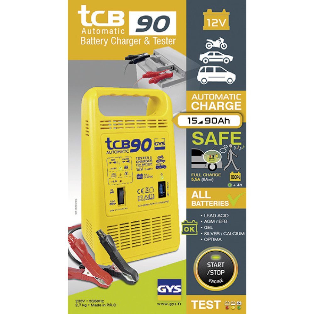 GYS GYS TCB 90 12 V A 023260 8 Kfz-Ladegerät Autobatterie-Ladegerät