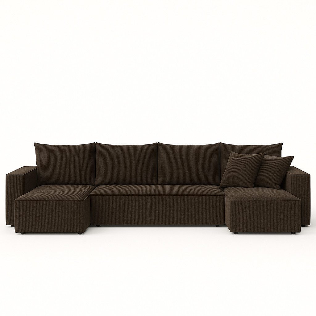 NEXT COLLECTION Ecksofa VELO U, Funktion Schlafen, Behälter für Bettzeug, l günstig online kaufen