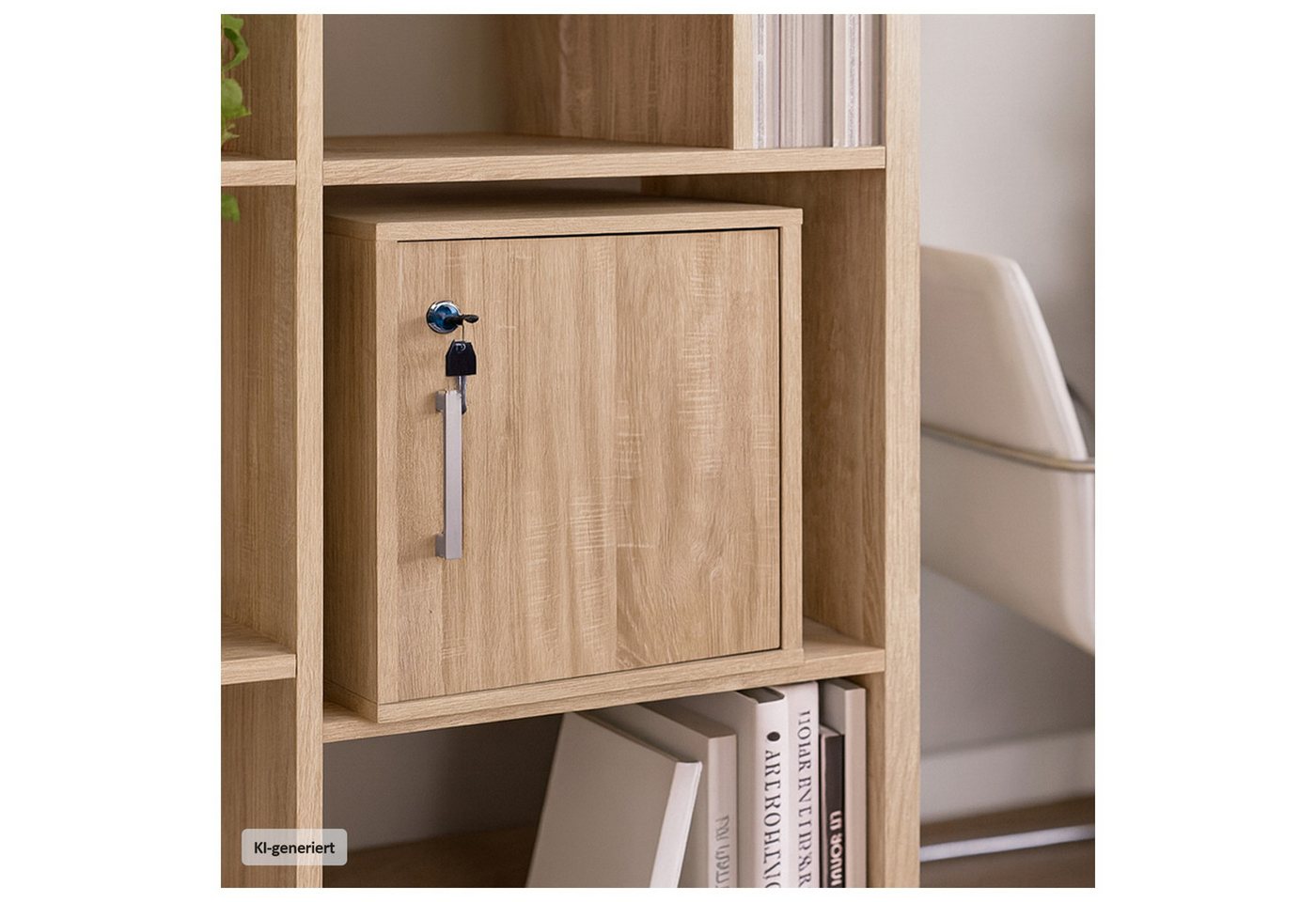 HTI-Living Tresor Zimmersafe Malin Sonoma (Stück, 1-St., 1 Zimmersafe), Möbeltresor mit Schlüssel