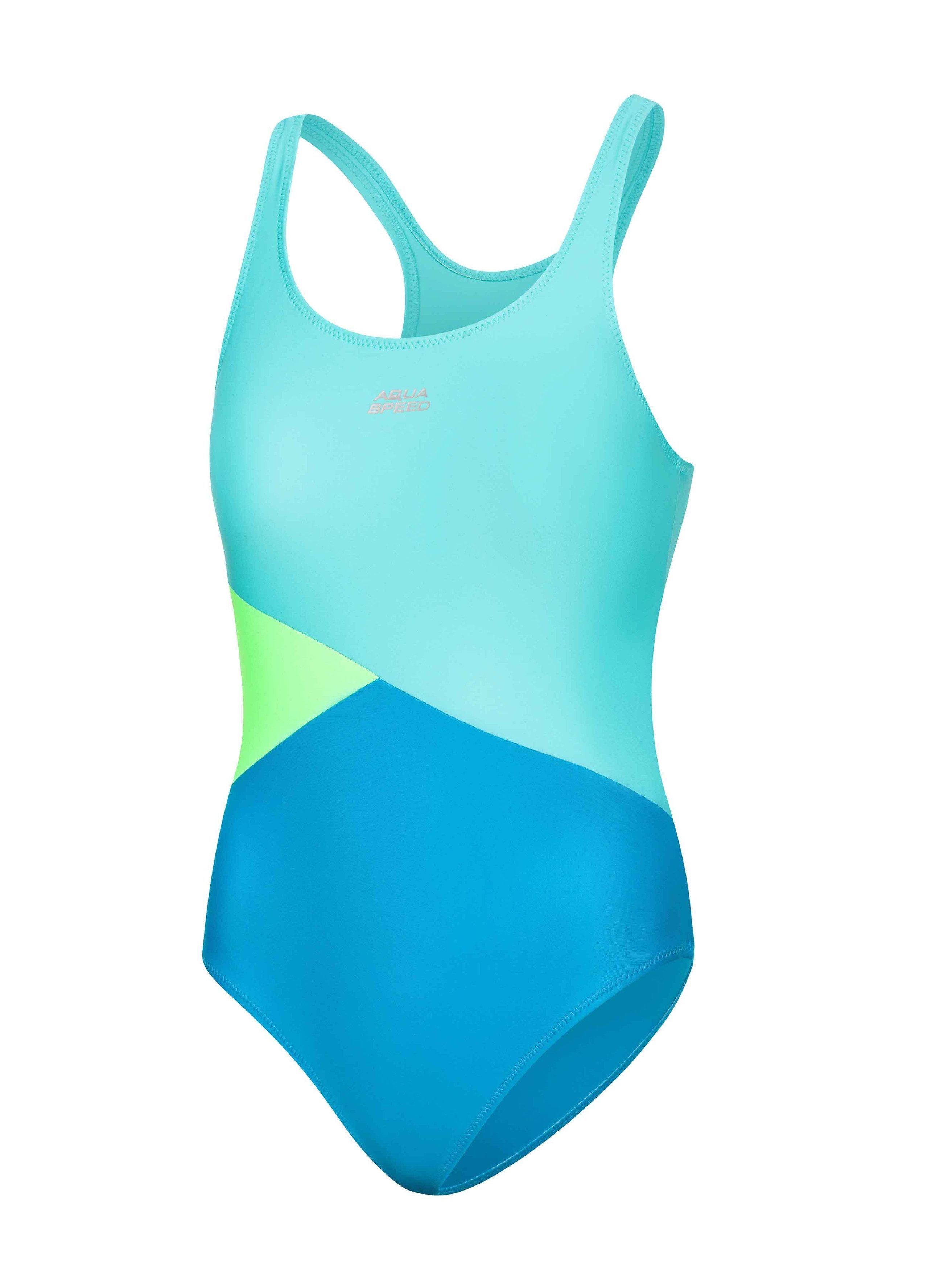 Aqua Speed Badeanzug Pola Badeanzug Mädchen Teenager Chlorresistent 116-158