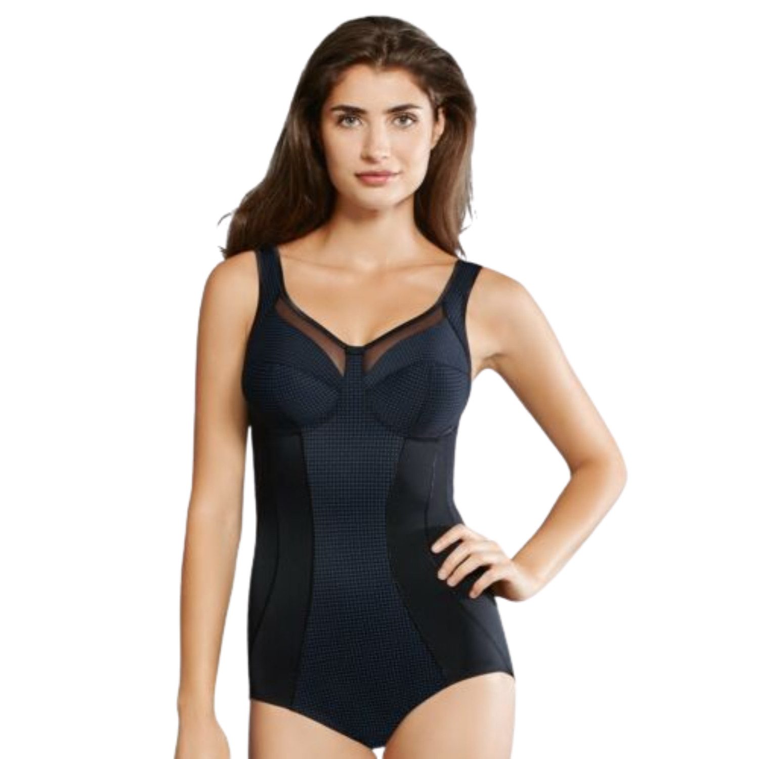 Anita Sport-BH CLARA ART - Komfort Korselett Schwarz 85 C