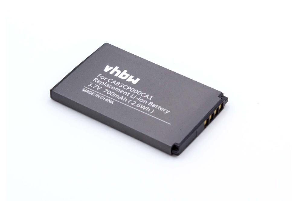 vhbw kompatibel mit Alcatel VM800, Gyari, Tribe Smartphone-Akku Li-Ion 700 mAh (3,7 V)