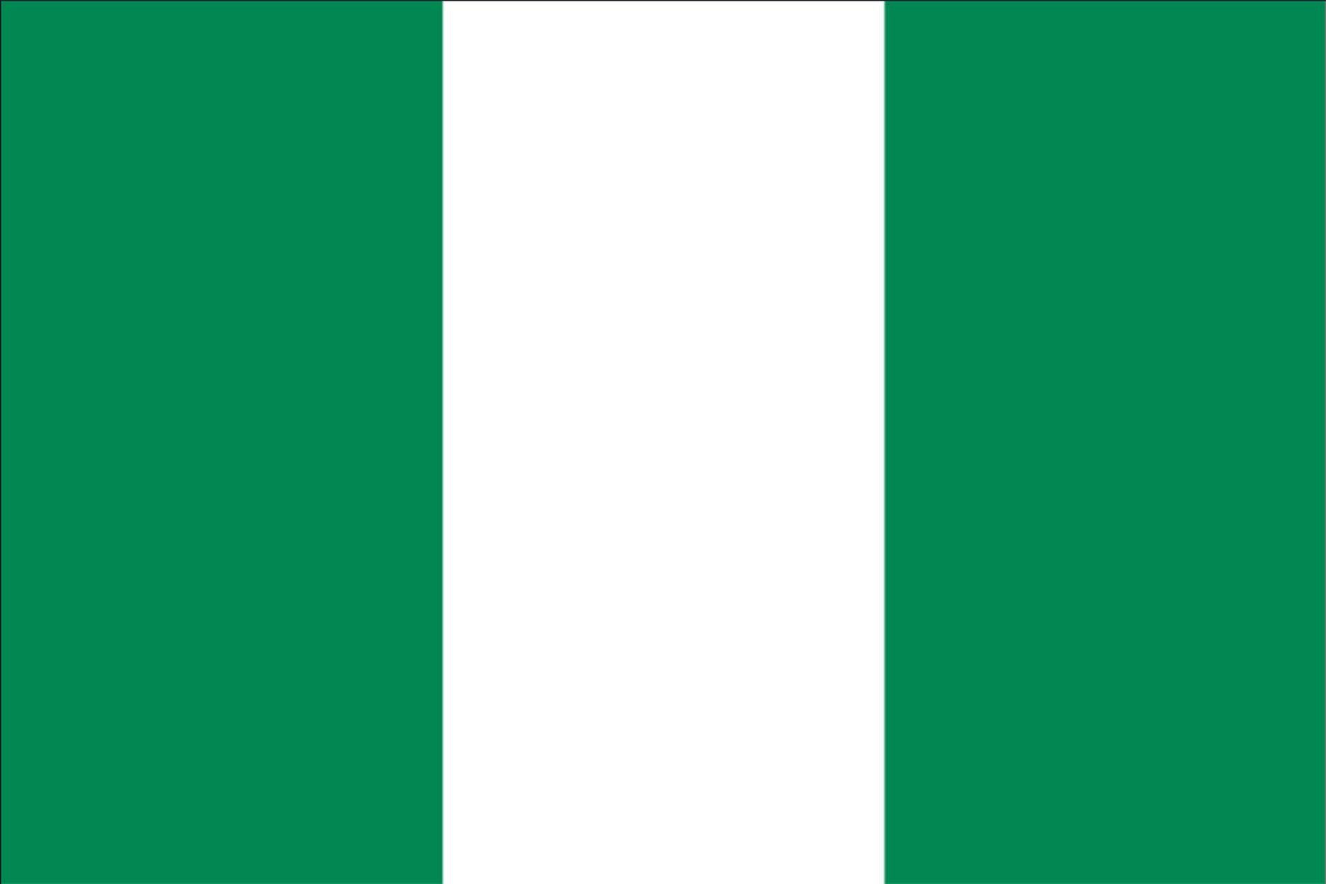 Querformat flaggenmeer Flagge g/m² Flagge Nigeria 110