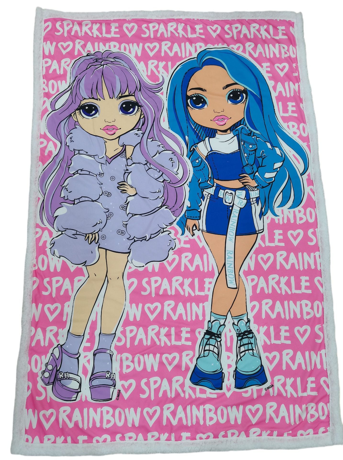 Kinderdecke Gemütliche Sherpa-Qualität, 150 x 100 cm, Rainbow High