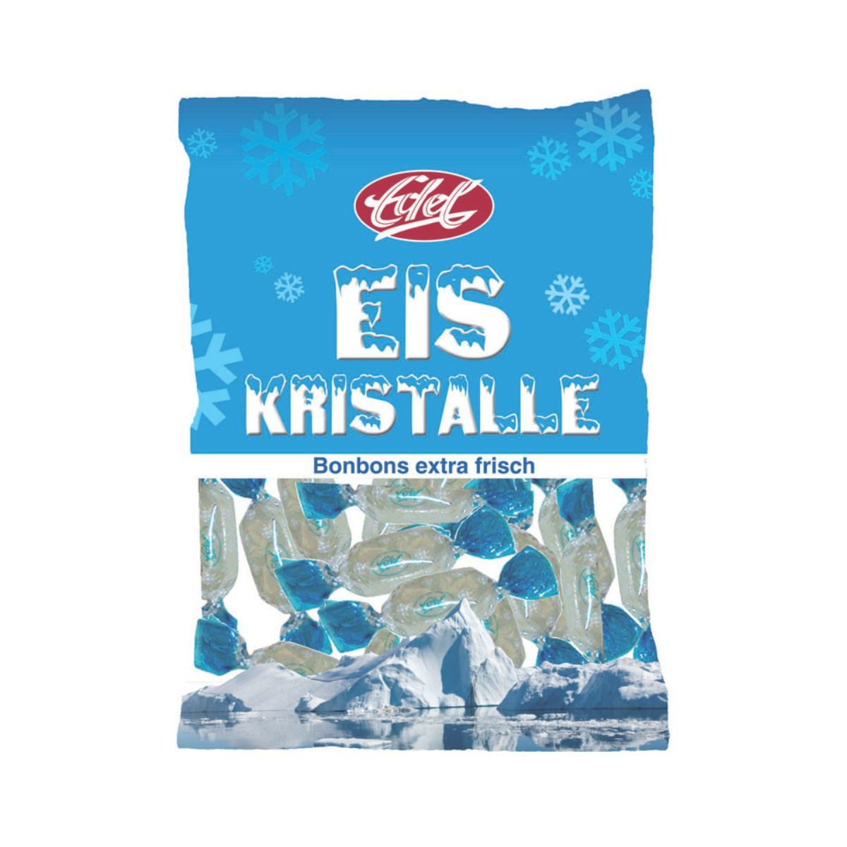 Eduard Edel Süßigkeit, Edel Eis Kristalle kühle Bonbons extra frisch einzeln gewickelt 120g