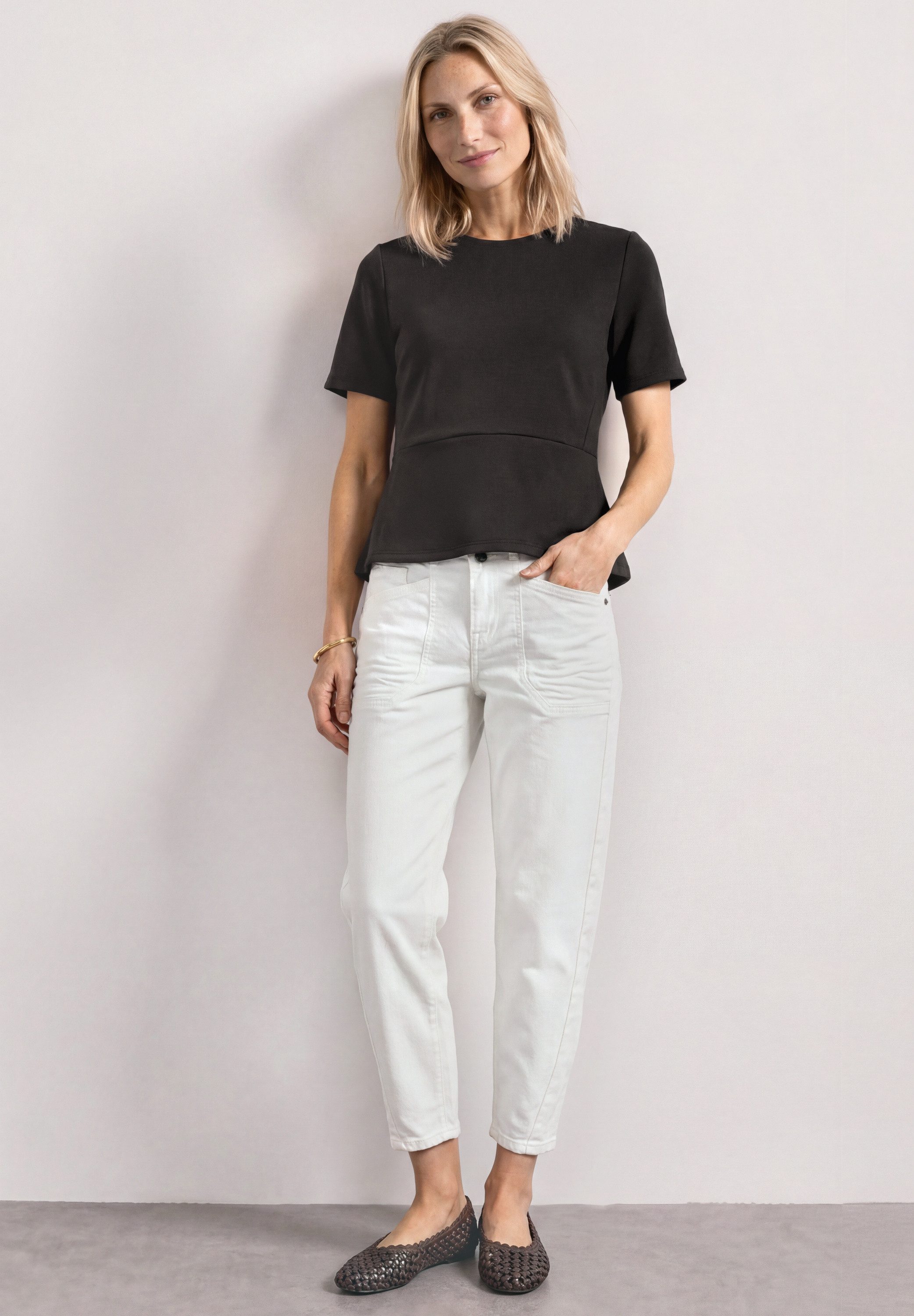 STREET ONE T-Shirt mit Rundhalsausschnitt – Bild 3 von 5