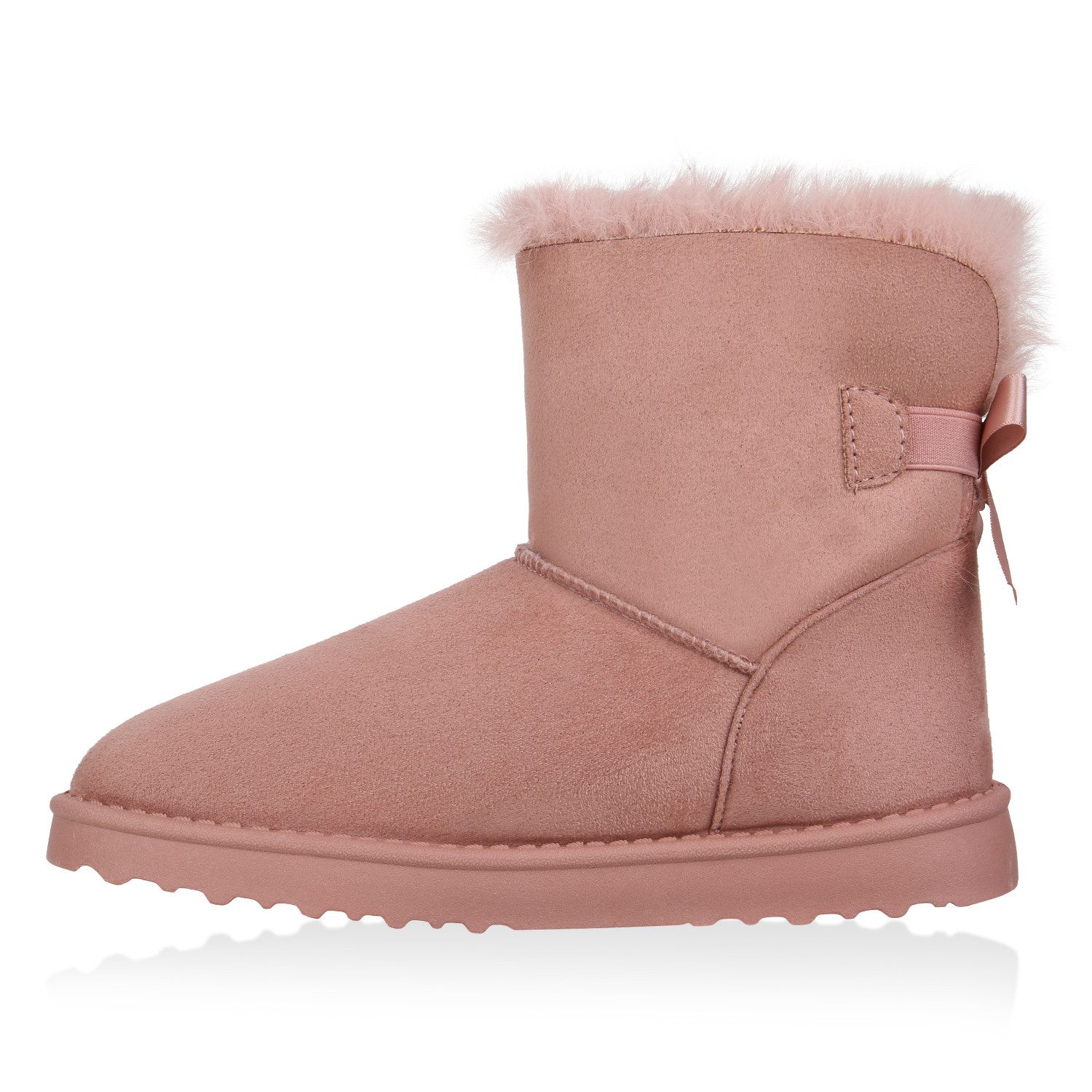 VAN HILL 824965 Schlupfboots Damen Stiefeletten Schlupfstiefeletten Warm Gefütterte Boots