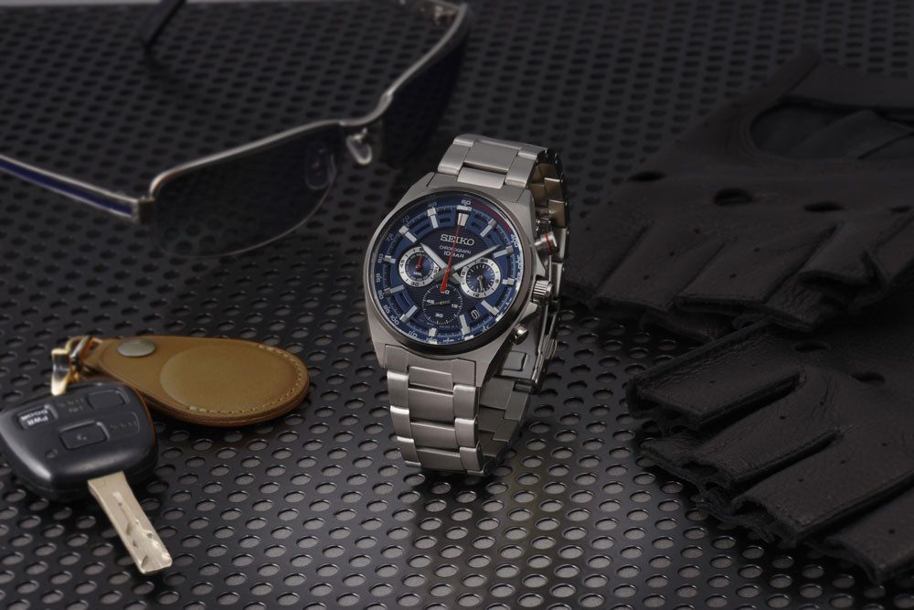 Seiko Quarzuhr Herrenuhr Chronograph - Seiko Modell: SSB407P1