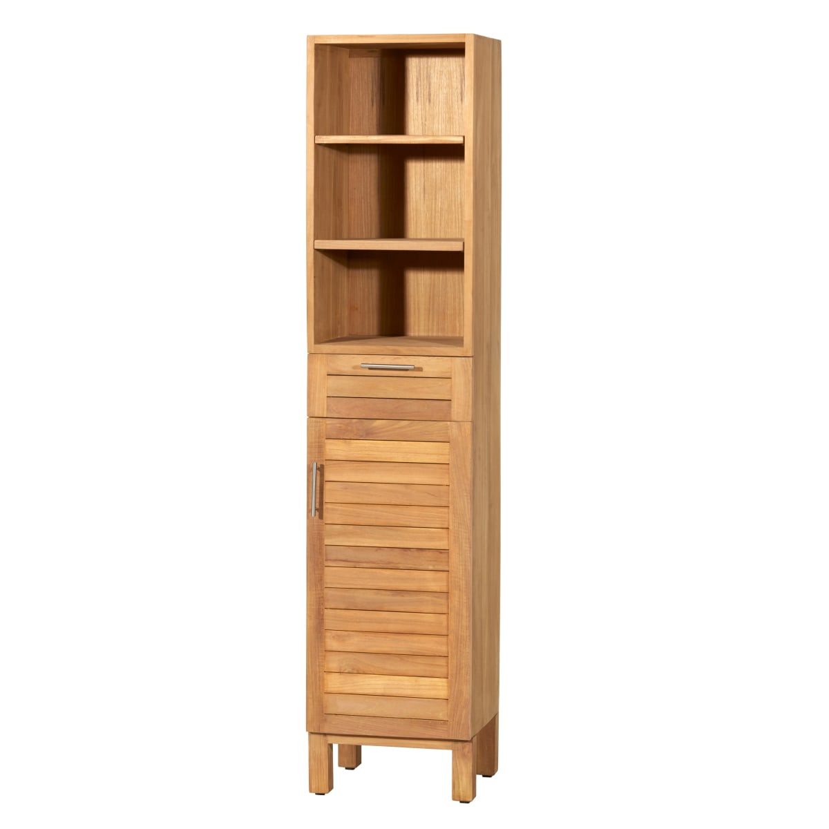 Tikamoon Hochschrank Soho Hochschrank aus massivem Teakholz