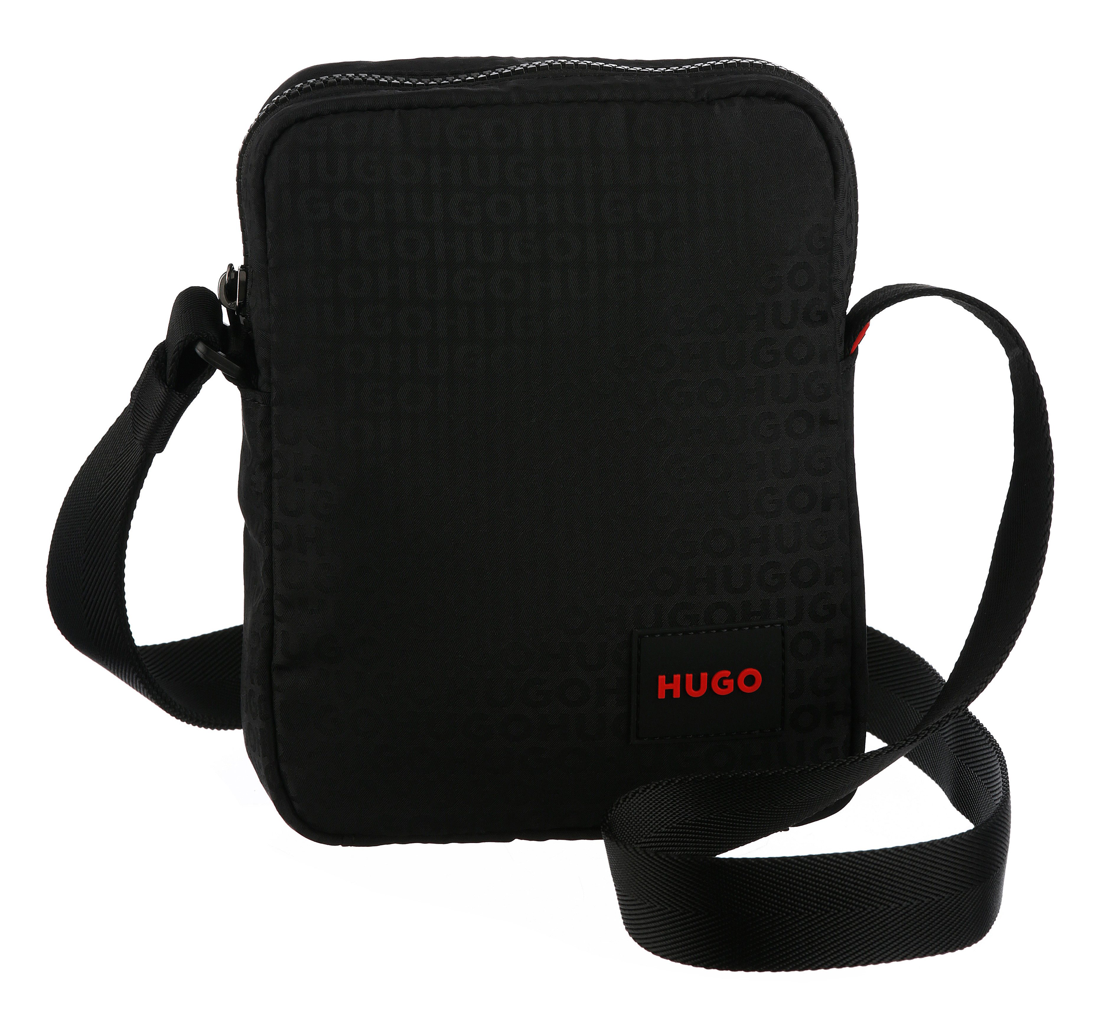 HUGO Umhängetasche Ethon_JQ, kleine Herren Bodybag, Freizeittasche, Schultertasche mit Label