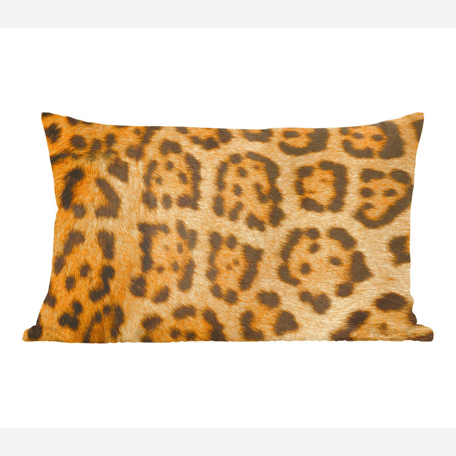 MuchoWow Dekokissen Leopardenfell, Wohzimmer Dekoration, Zierkissen, Dekokissen mit Füllung, Schlafzimmer