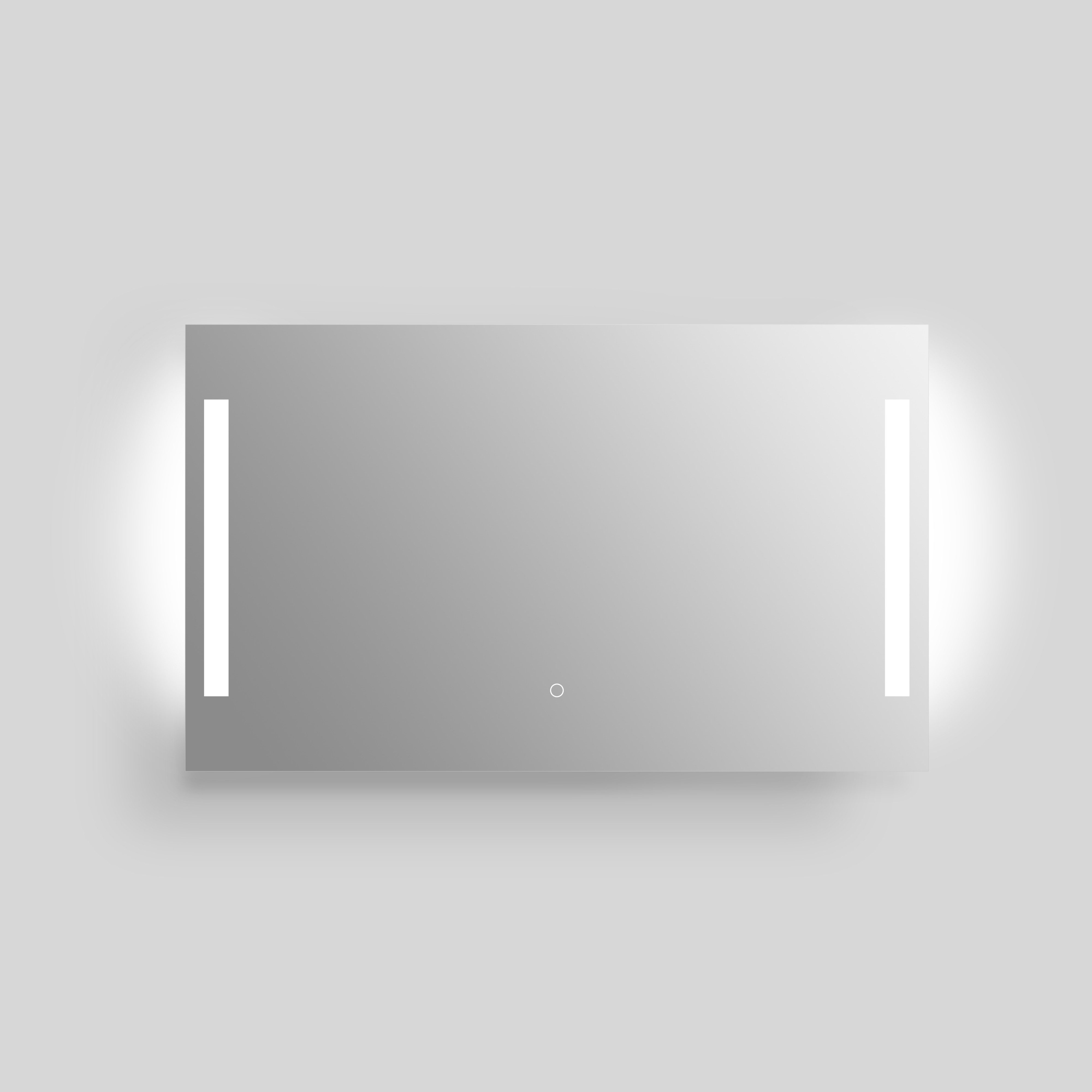 welltime LED-Lichtspiegel Plaza, mit Lichtfarbenwechsler und Dimmschalter, günstig online kaufen