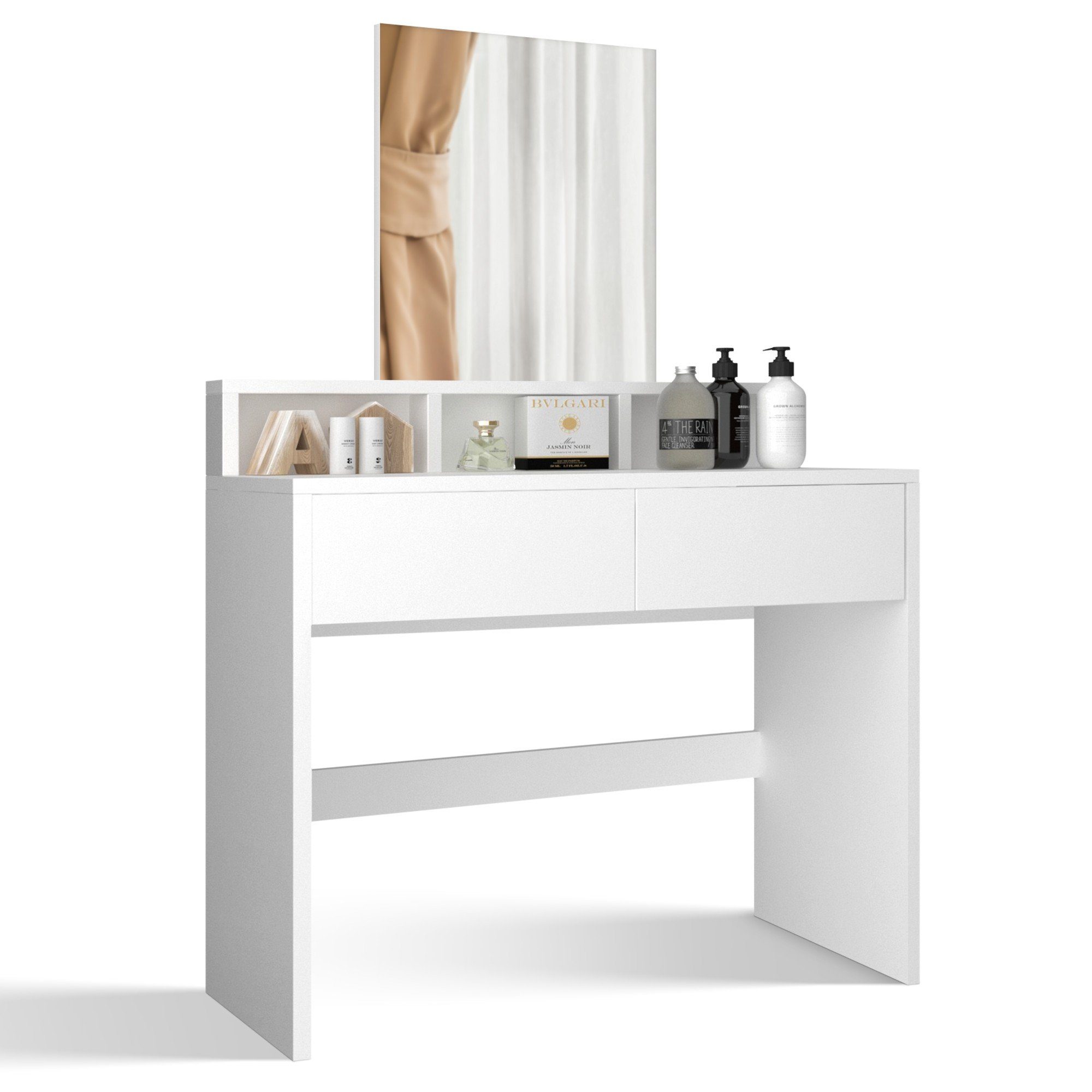 Schminktisch Schminktisch Hocker Vanity Table Spiegel Kosmetiktisch Frisiertisch