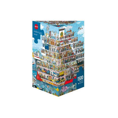HEYE Puzzle 296971 - Cruise, Cartoon im Dreieck, 1500 Teile -..., 1500 Puzzleteile