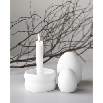 Storefactory Kerzenhalter Kerzenleuchter Bolmen Weiß matt Mini (11cm)