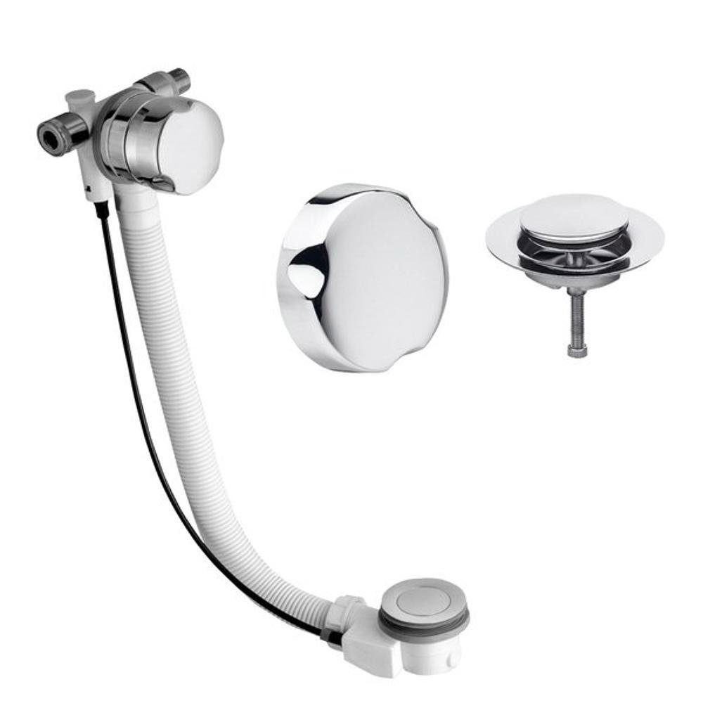 Silfra Ablaufgarnitur Badewannenablaufgarnitur 700mm, mit Einlauf