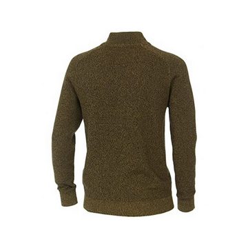 VENTI V-Ausschnitt-Pullover gelb regular fit (1-tlg)