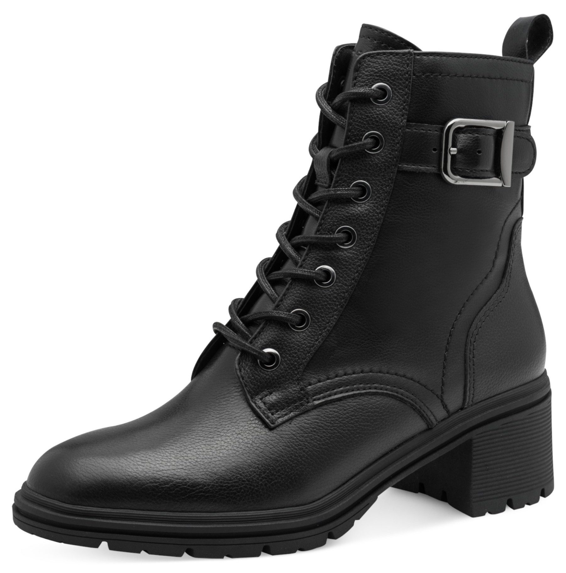 1-25907-45 001 Black Stiefelette
