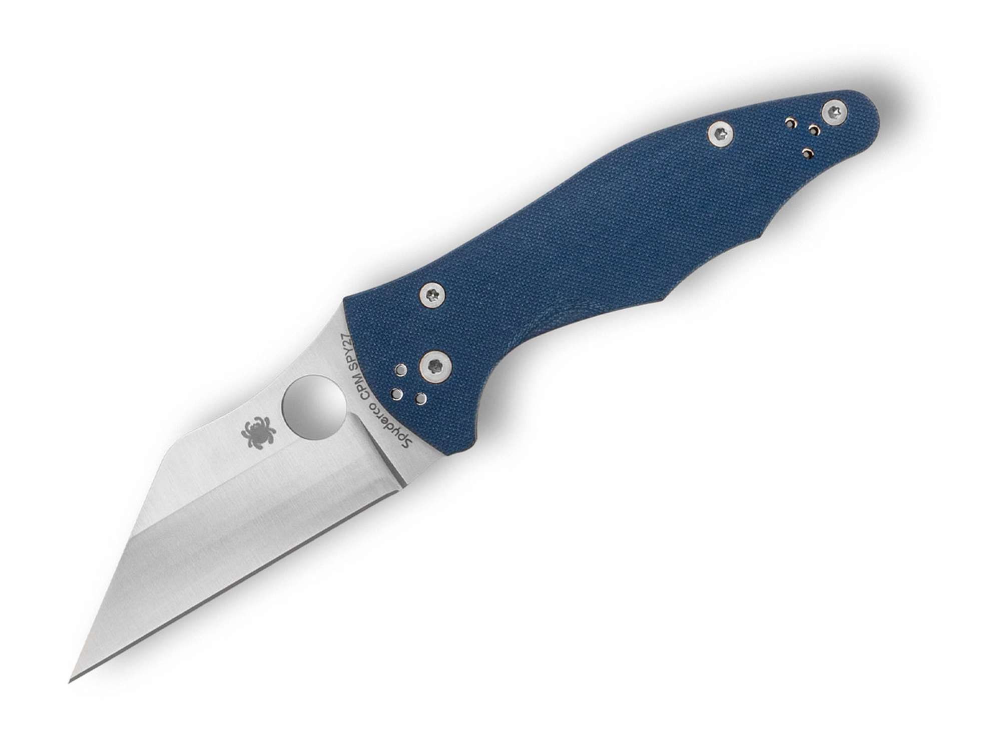 Spyderco Taschenmesser Spyderco Yojimbo 2 CPM SPY27 Blue G10 PlainEdge