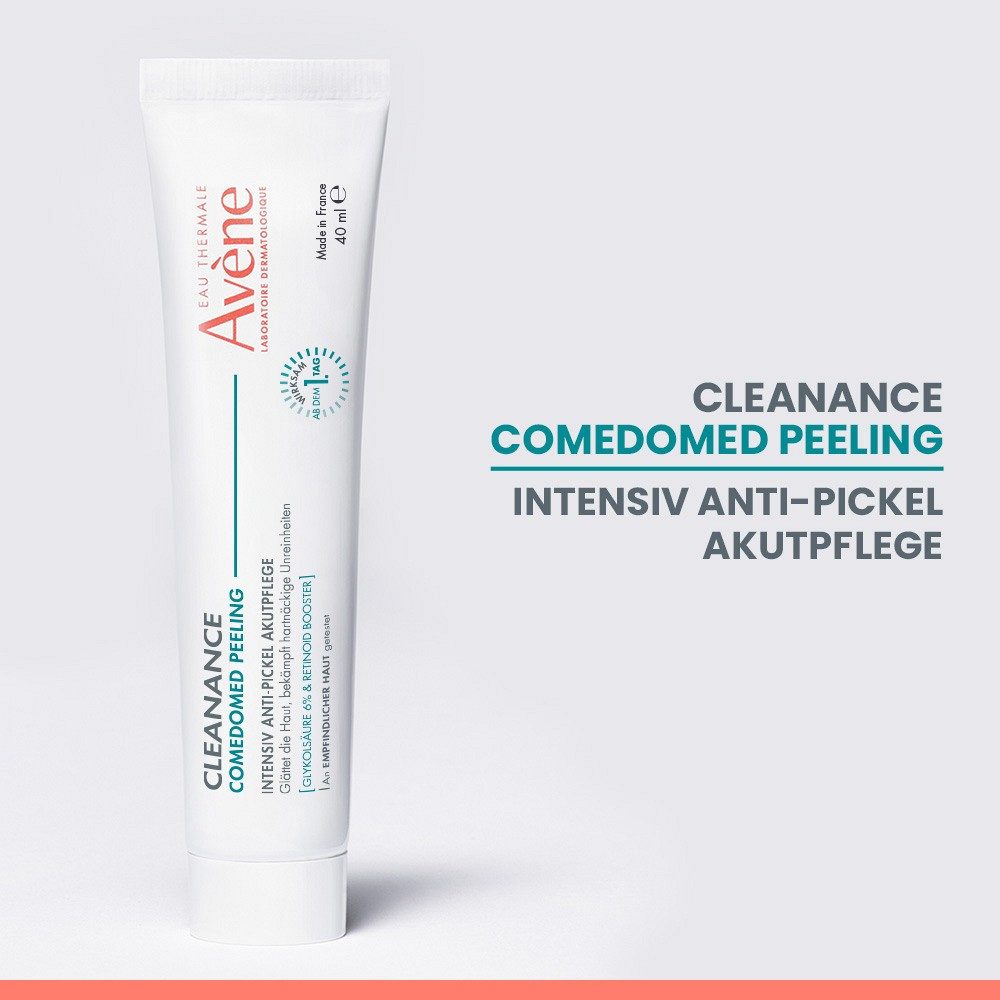 Avene Gesichtspflege Cleanance Comedomed Peeling Intensiv Anti-Pickel Akutpflege -, SOS-Pflege bei Pickeln und Hautunreinheiten