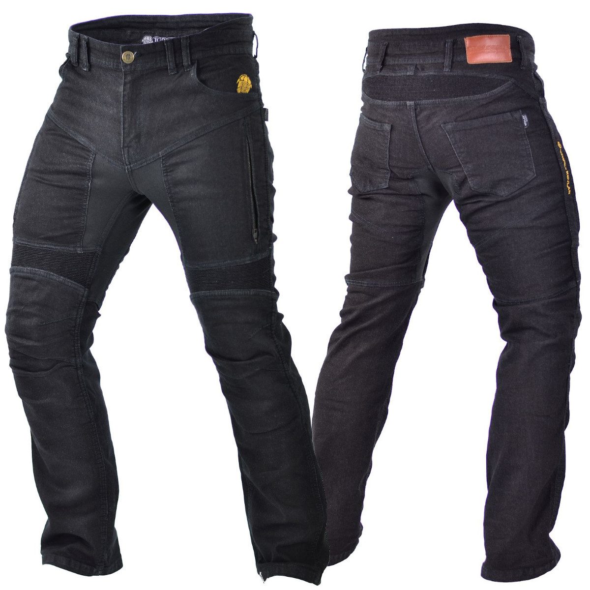 Trilobite Motorradhose Trilobite Parado Motorrad-Jeans Herren Schwarz Lang