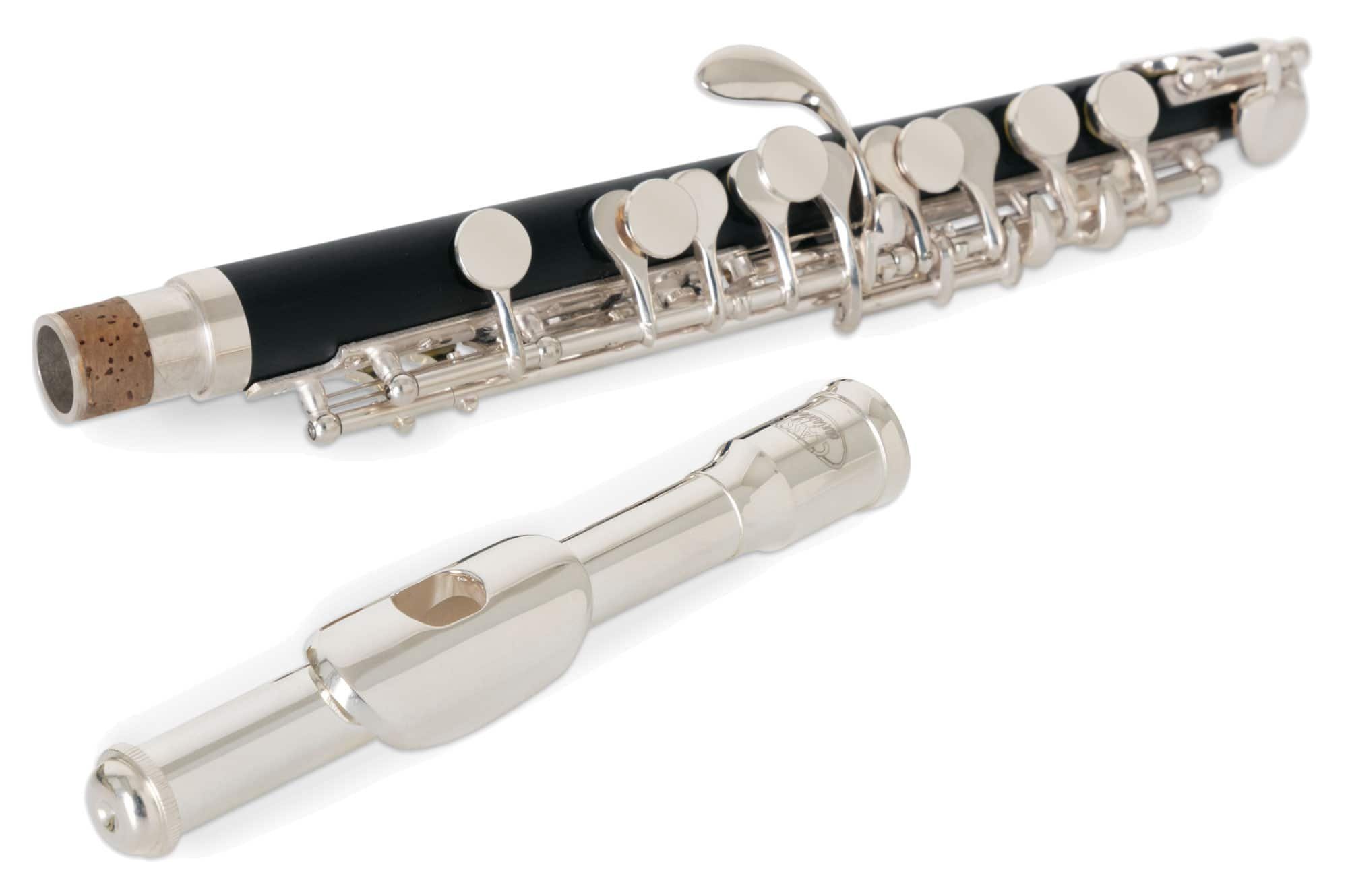 Classic Cantabile Piccoloflöte PF-300 - aus Bakelit C, Versilberte Neusilber-Mechaniken