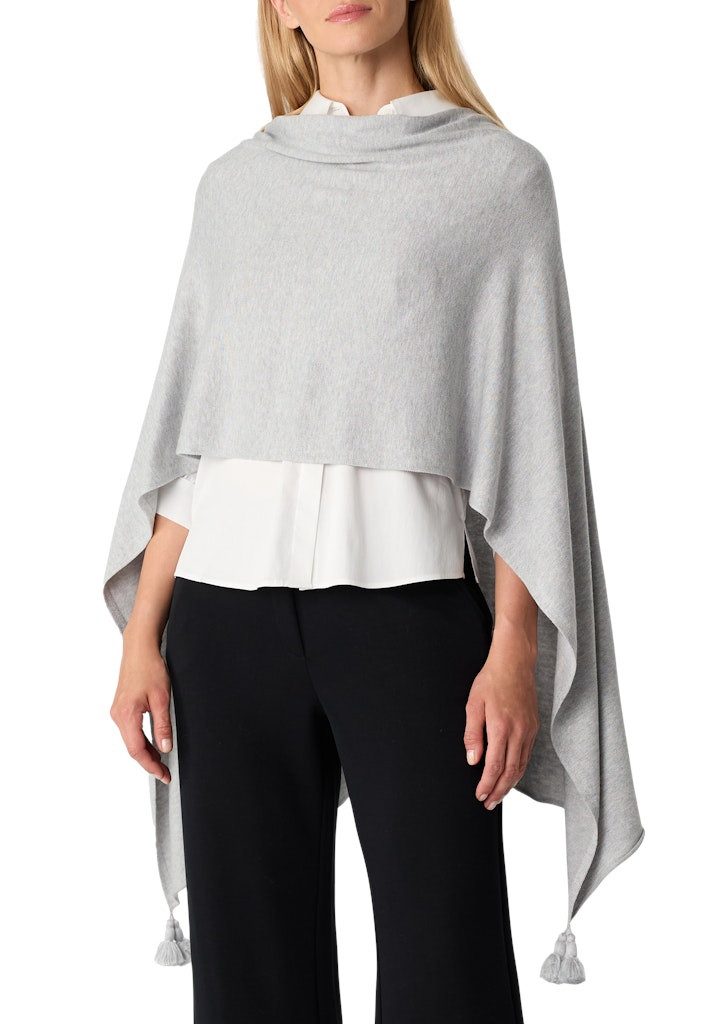 comma Strickcape Comma / Da.Strickjacke, Poncho / Indoor-Poncho