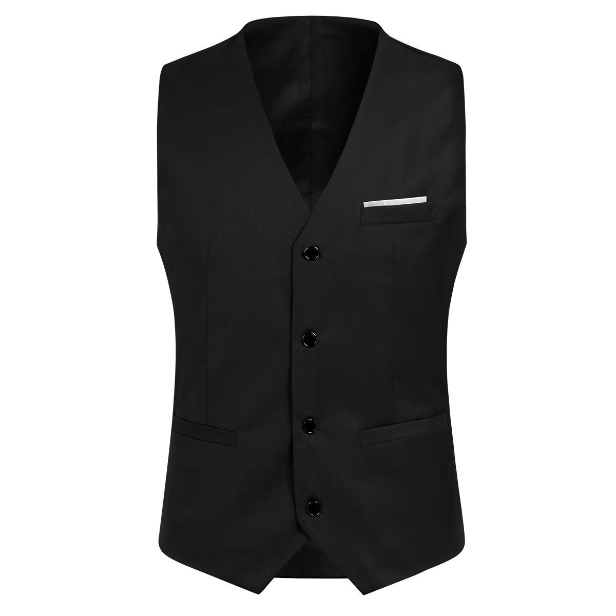 Allthemen Anzug (3 tlg) Herren Slim Fit Anzug Elegantes Anzugset für Business