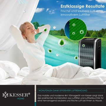 KESSER Turmventilator, 4in1 Mobile Klimaanlage Fernbedienung Klimagerät Ventilator