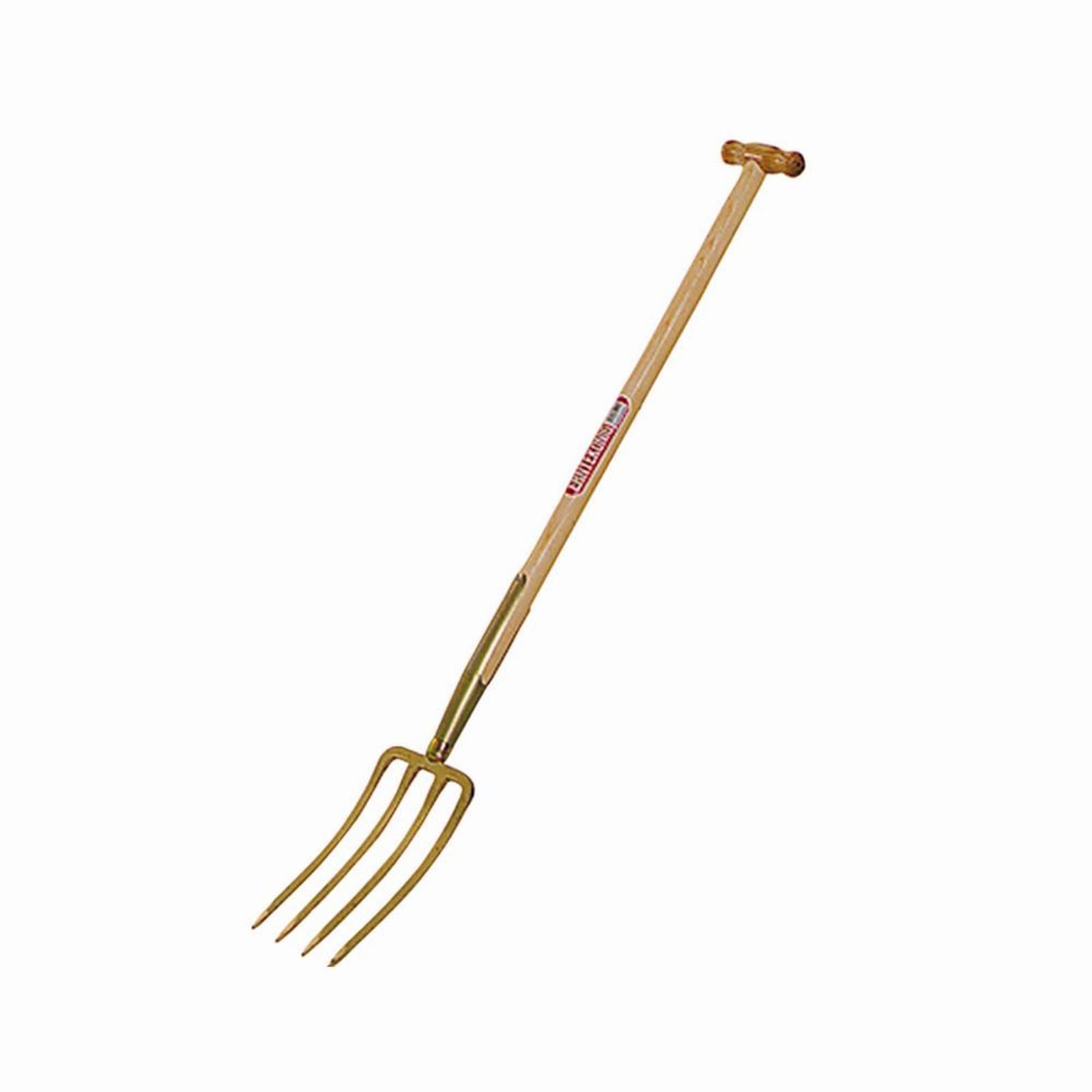 Freund Victoria Spatengabel Spatengabel mit Bajonettzinken, gold 85 cm Eschen-T-Stiel