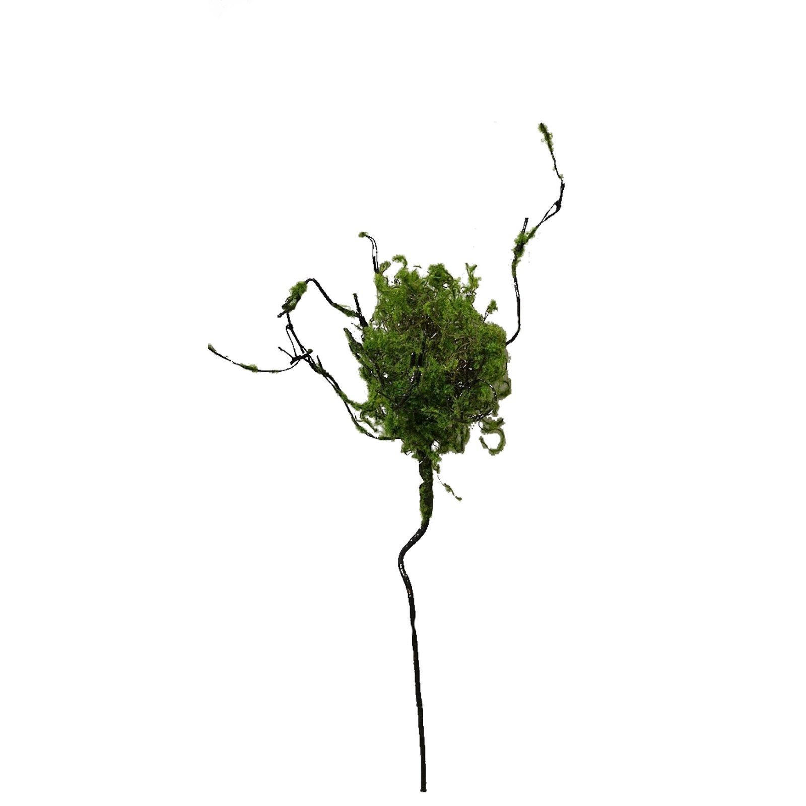 Kunstblume Zweig mit Vogelnest Kunstpflanze Flora
