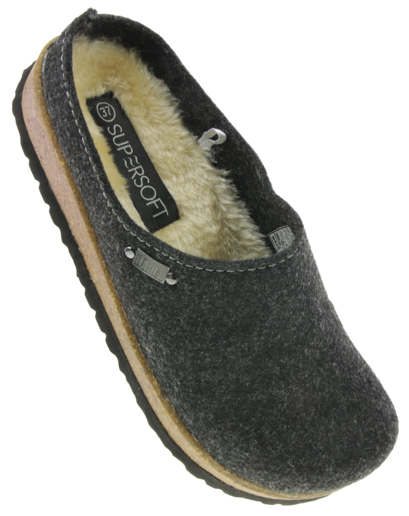 SUPERSOFT Supersoft Bio Home Woman Hausschuh grau EUR 41 Hausschuh