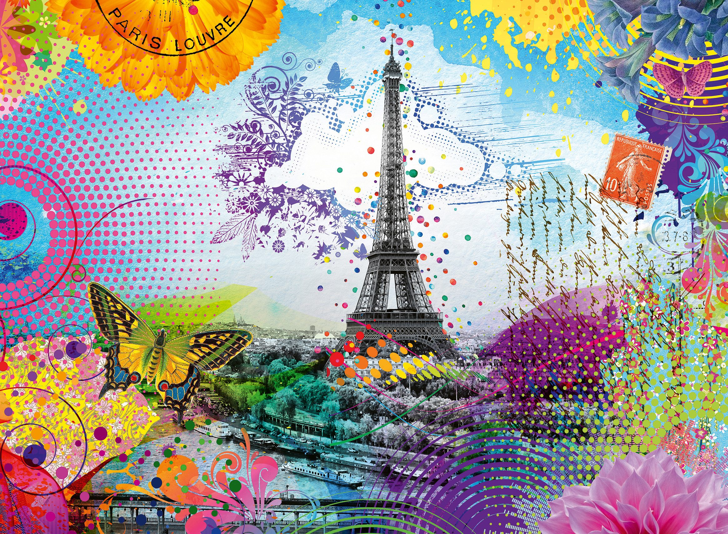 Ravensburger Puzzle Postkarte aus Paris, 500 günstig online kaufen