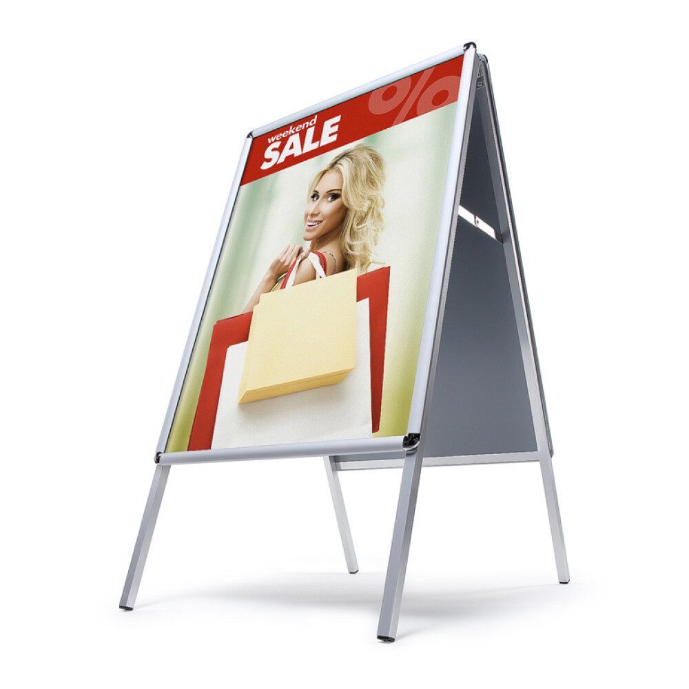 Showdown Displays Einzelrahmen Showdown Displays Kundenstopper Indoor A1 25mm Rondo, (1 St)