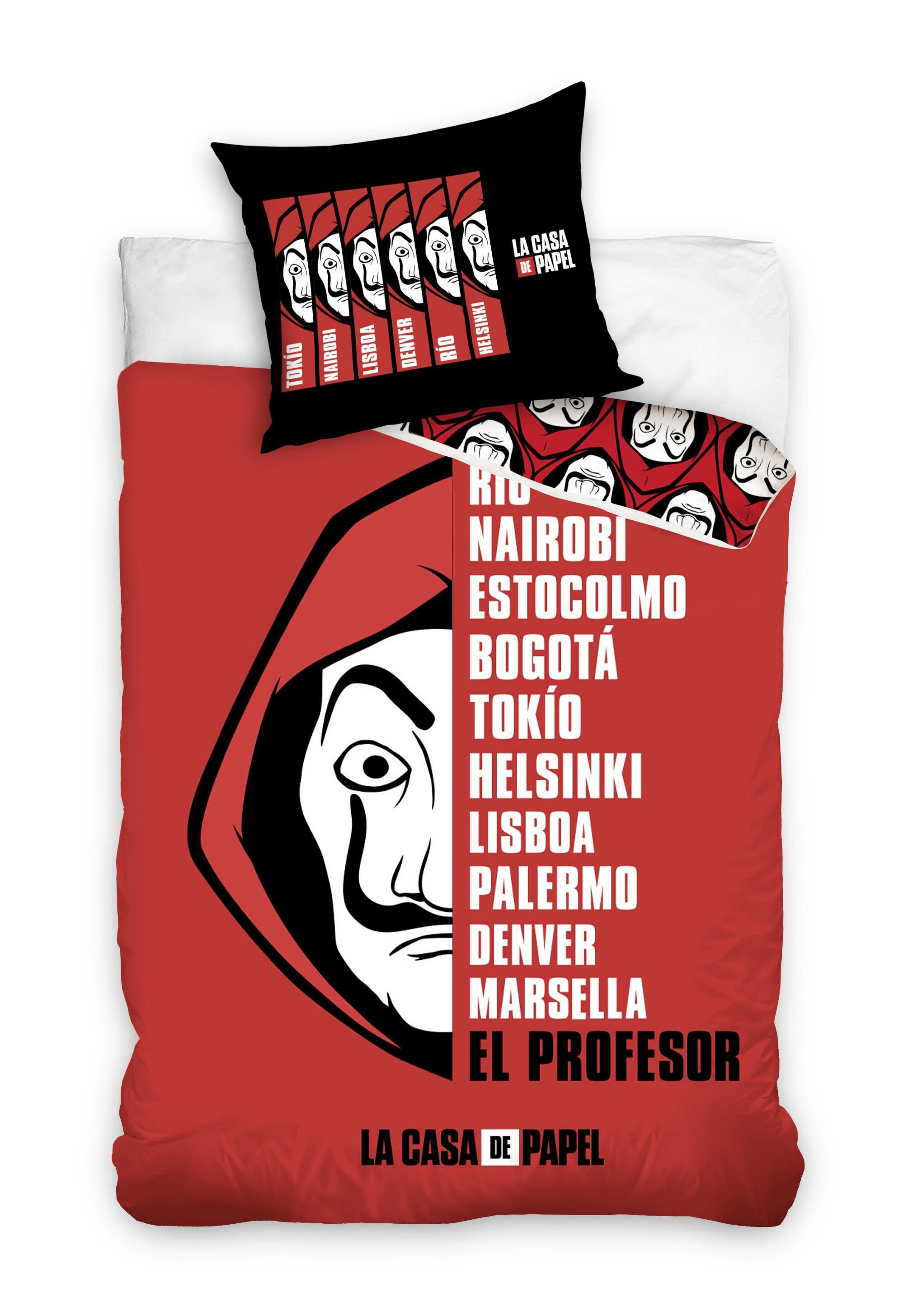 Carbotex Bettwäsche La Casa De Papel günstig online kaufen