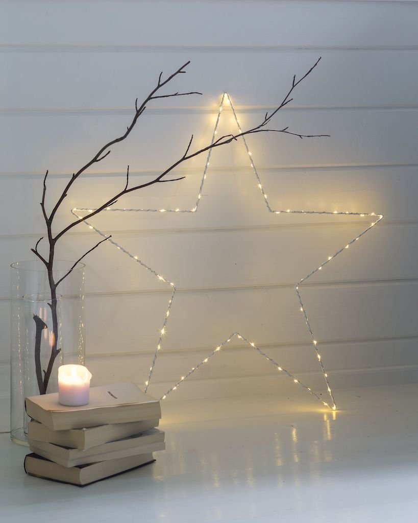 Sirius Home A/S LED Stern Liva Star big Metall 70cm, LED fest integriert, warmweiß