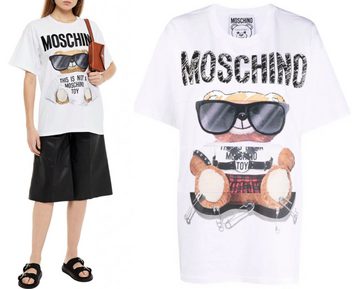 Moschino T-Shirt Teddy Bear T-shirt Oversize Loose Fit Teddybär Top