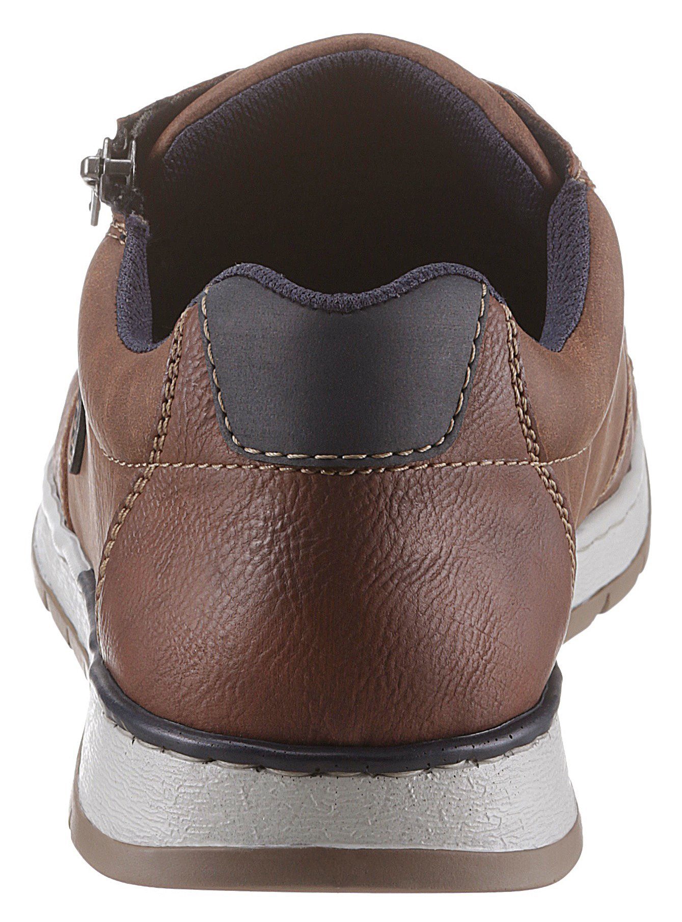 Rieker Schnürschuh mit seitlichem Reißverschluß, Freizeitschuh, Halbschuh, günstig online kaufen