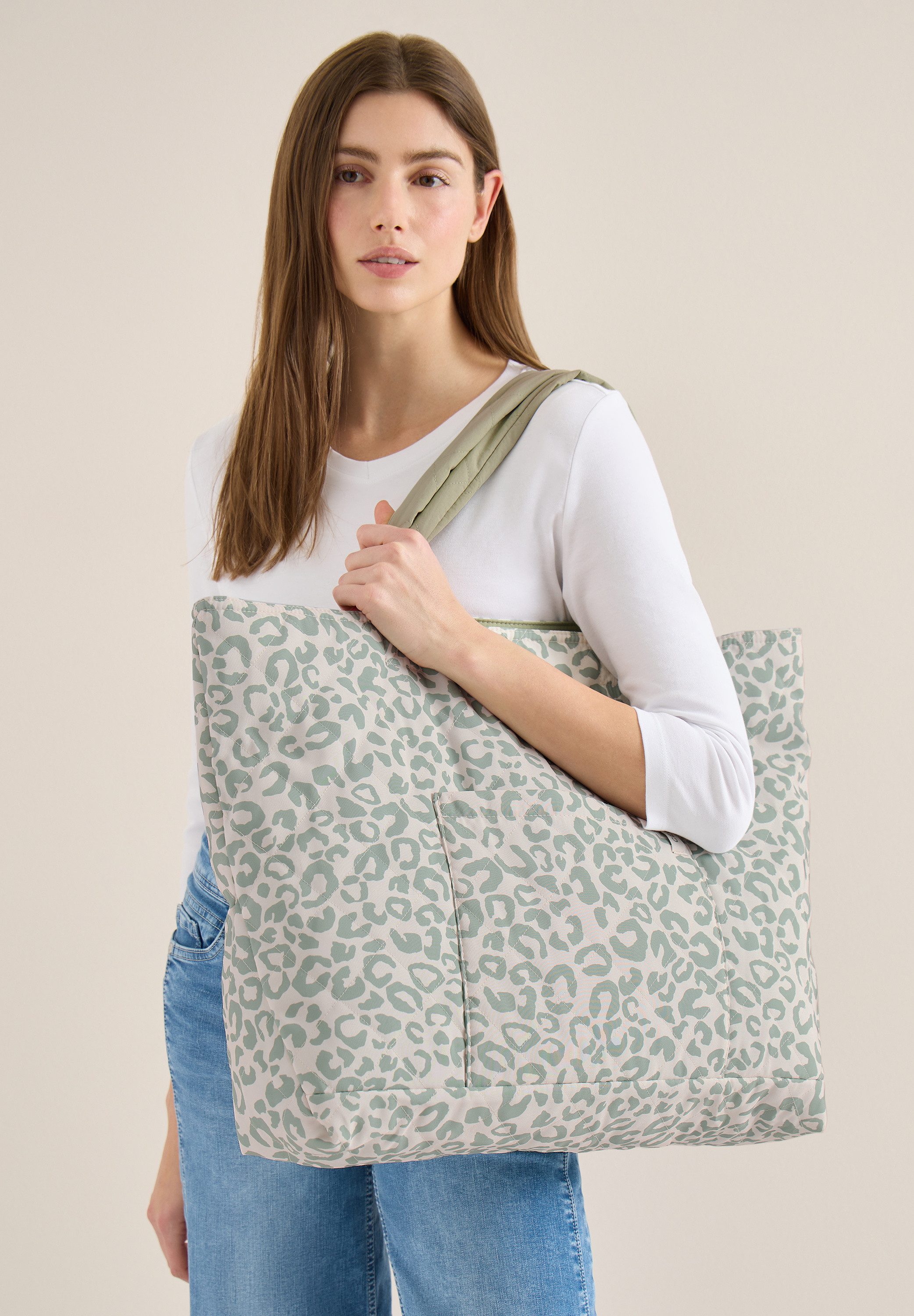 CECIL Shopper, mit Karomuster