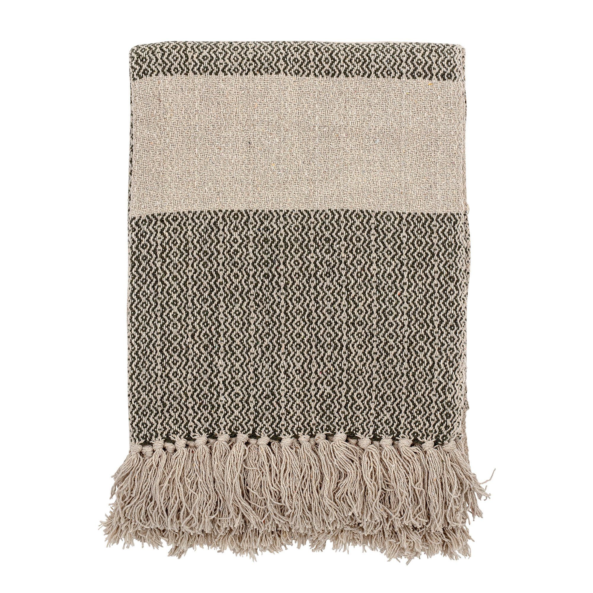 Wohndecke Decke, Boho Plaid recycling cotton, günstig online kaufen