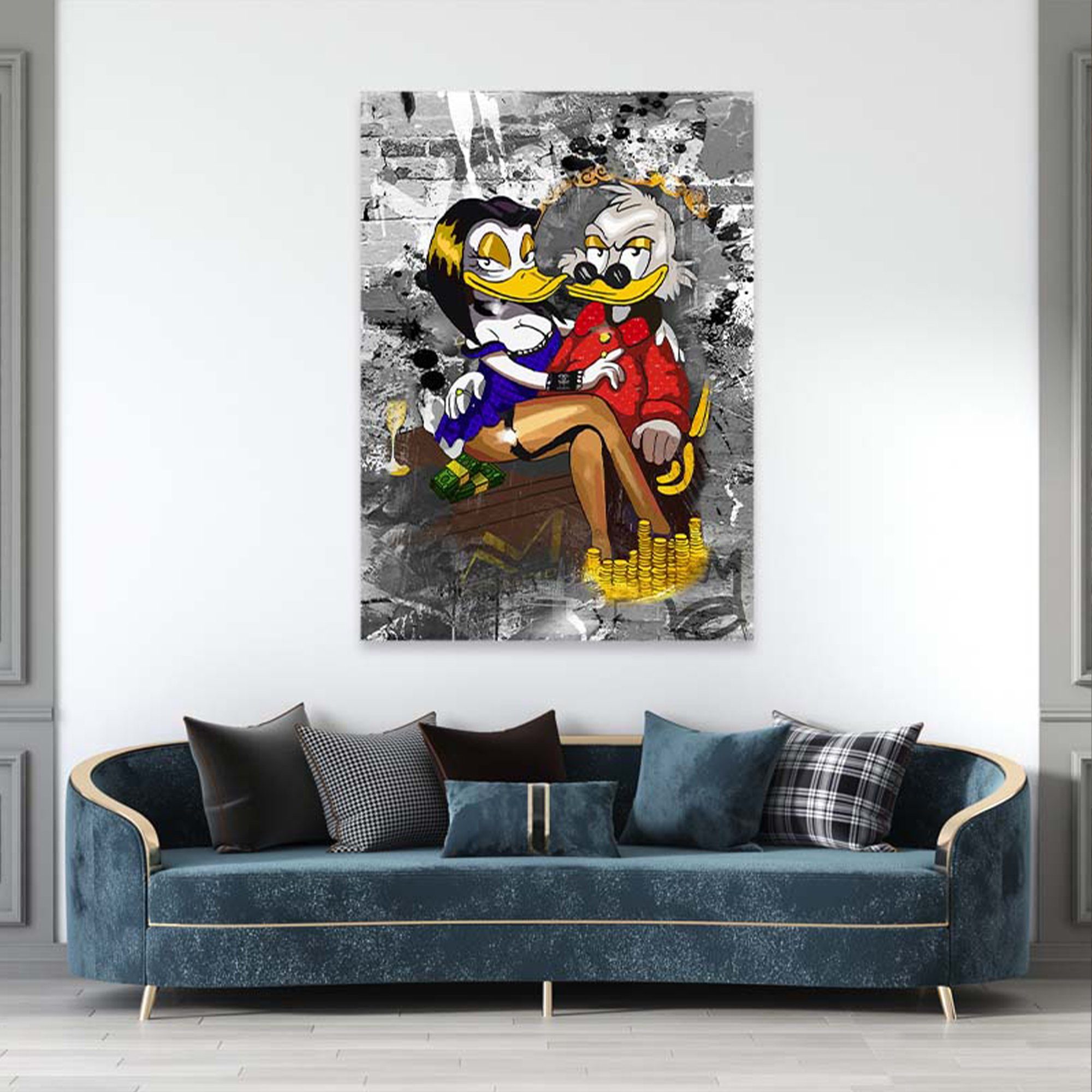 ArtMind XXL-Wandbild DAGOBERT BOSS, Premium Wandbilder als Poster