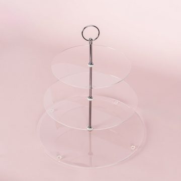 queence Etagere Candy Shop, Acrylglas, (Set, 3-tlg., 3x Platten)