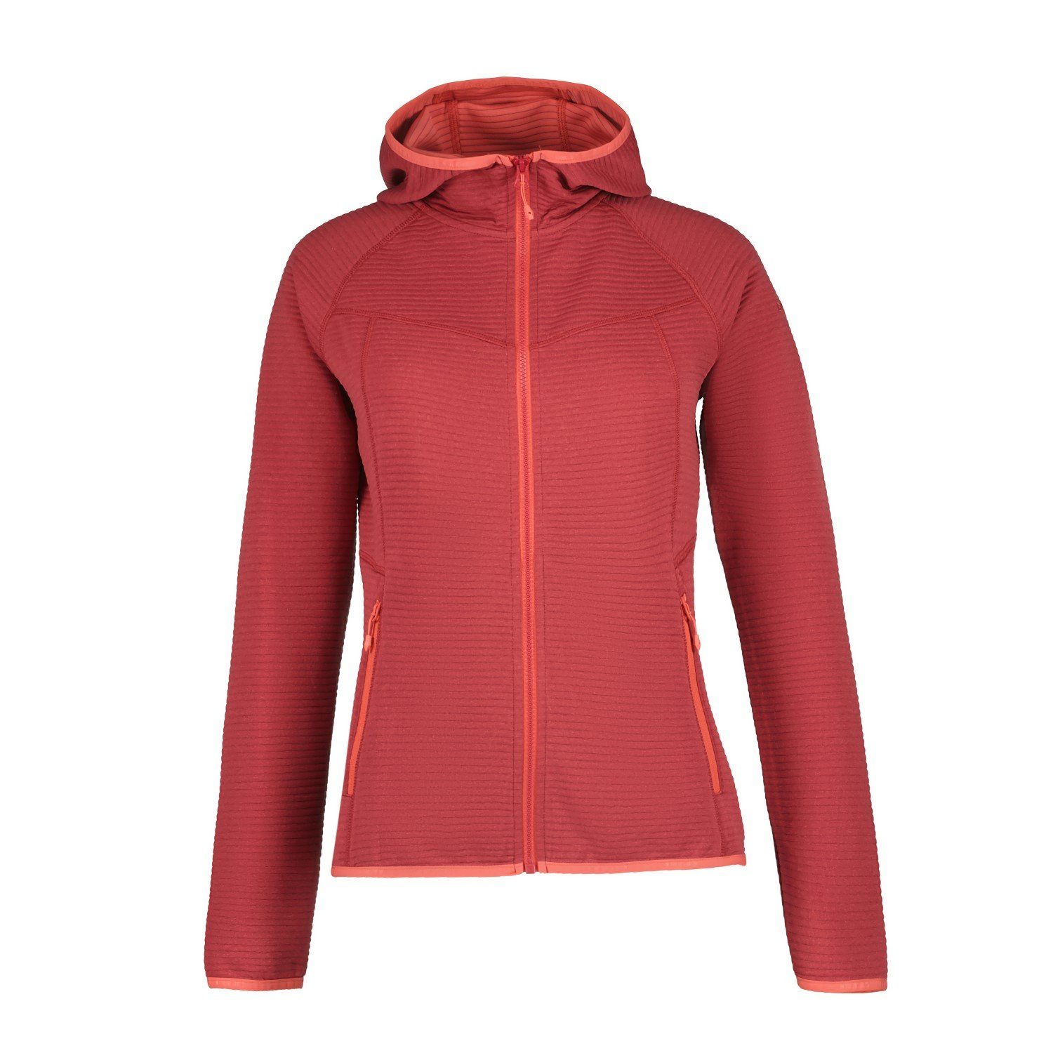 Icepeak Strickfleecejacke Midlayer Berryville Jacke mit Kapuze für Damen