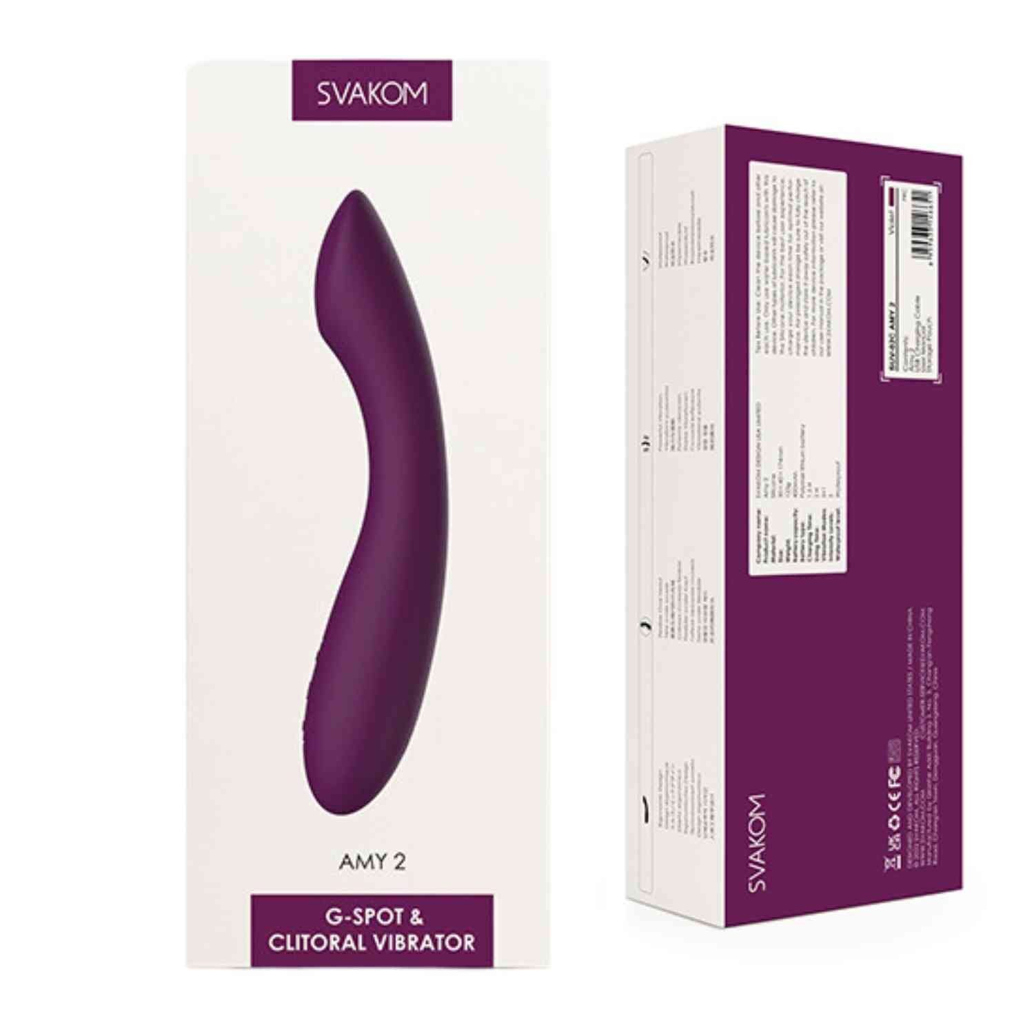 violett Svakom Amy - Svakom G-Punkt G-Punkt-Vibrator Vibrator 2