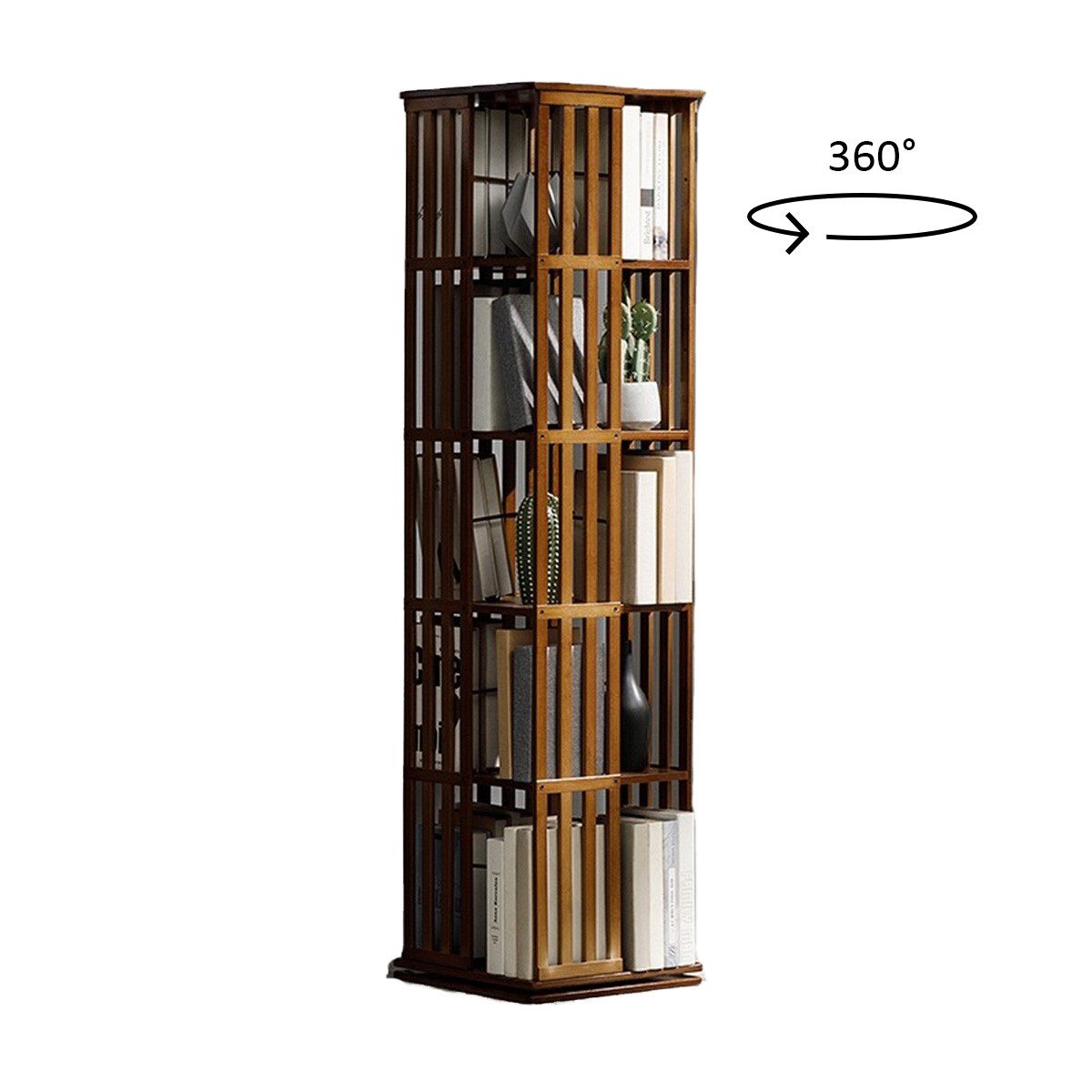 Divit Regal Drehbares Regal # DR16 5 Etagen 360 Grad Rotation Standregal