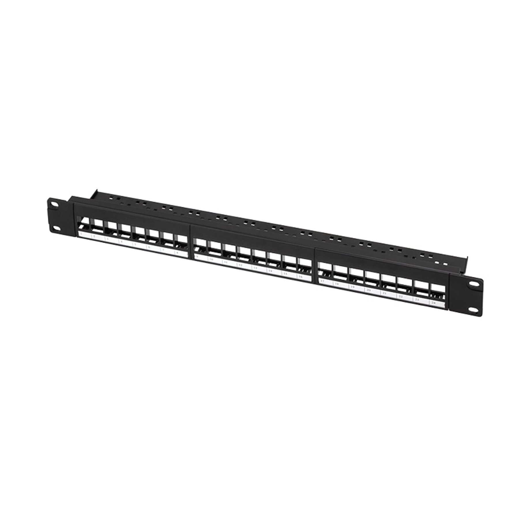 LOGILINK Patchpanel NK4065, 19", 24 Netzwerk-Patch-Panel