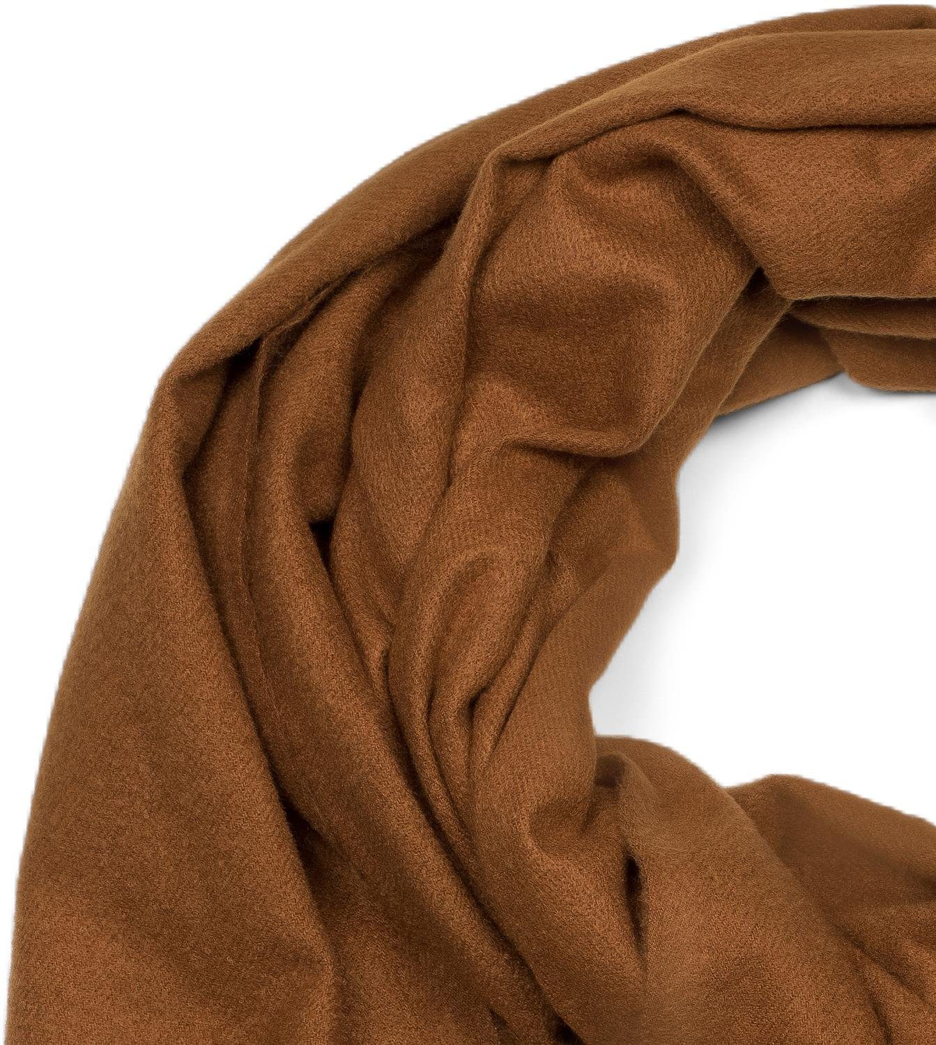 styleBREAKER Modeschal Weicher Schal Uni mit günstig online kaufen