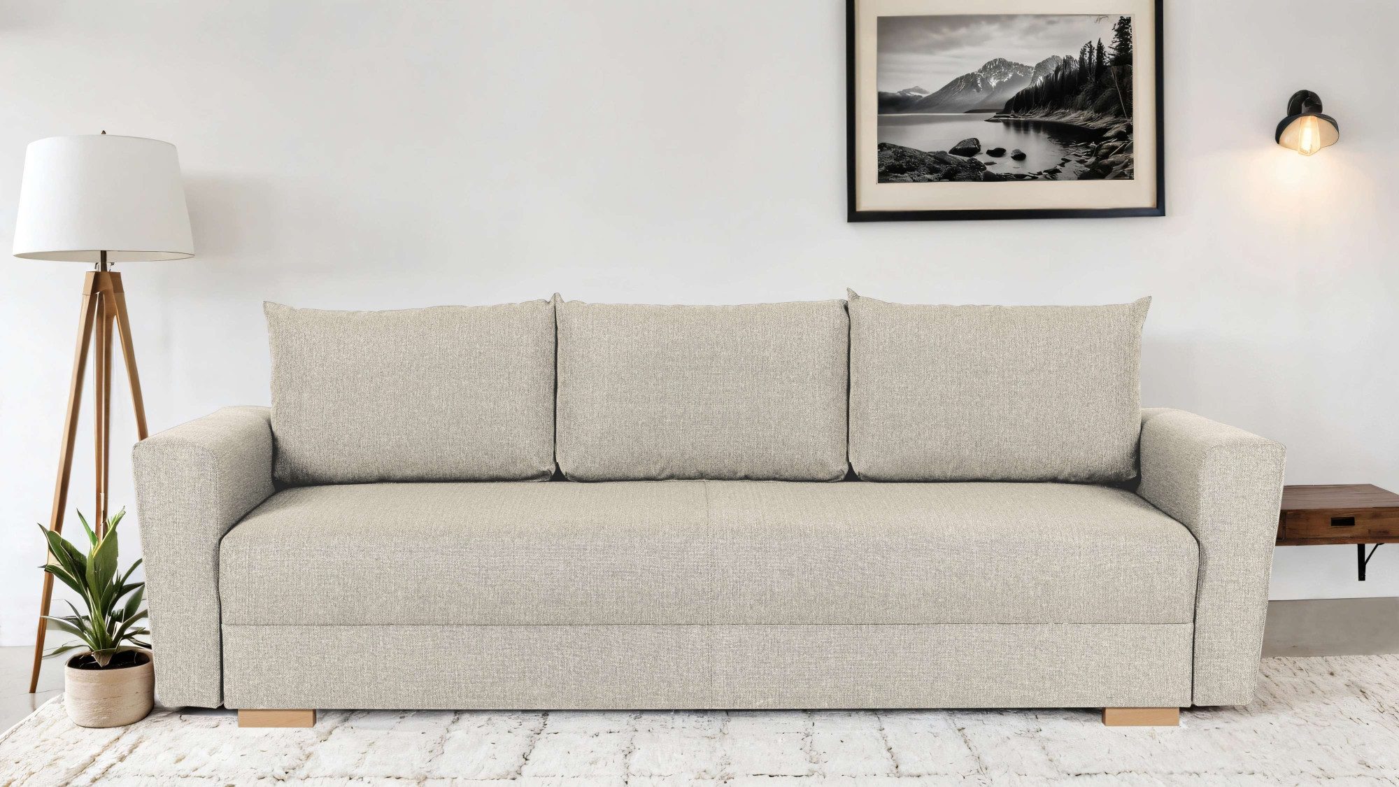 INOSIGN 3-Sitzer MAGHERA Schlafsofa mit Bettkasten, günstig online kaufen