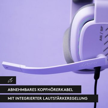 ASTRO Gaming Gaming-Headset (Austauschbare Ohrpolster und Kopfbügelpolster, Over-Ear-Gaming-Kopfhörer, Flip-to-mute-Mikrofon, 32 mm Treiber)